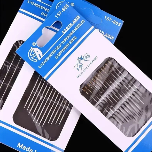 BlindNeedles - Aiguilles à coudre auto-enfilantes