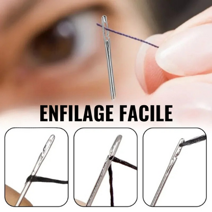 BlindNeedles - Aiguilles à coudre auto-enfilantes