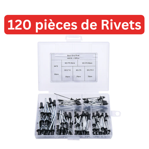 RivetAdapter - Kit Adaptateur pour Pistolet à Rivets Professionnel