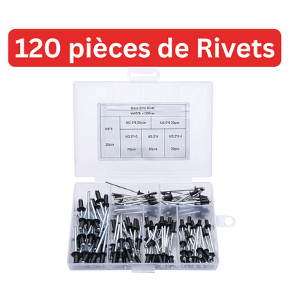 RivetAdapter - Kit Adaptateur pour Pistolet à Rivets Professionnel