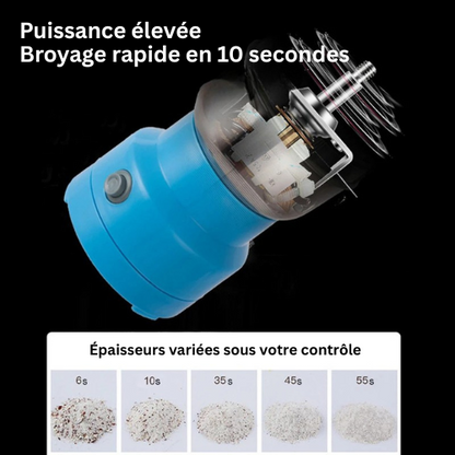 SteelSmash™ - Broyeur Électrique Multifonction Compact & Puissant