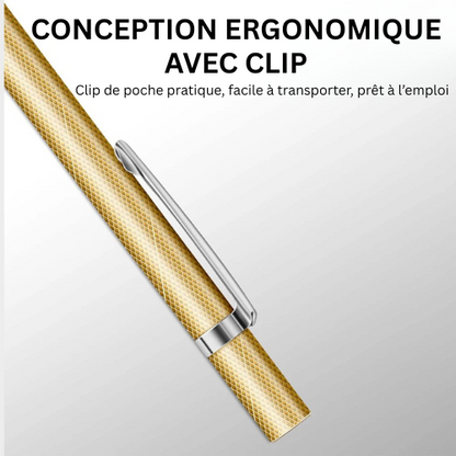 GraviTool™ - Stylo de Gravure de Précision en Carbure & Poinçon Central Pro