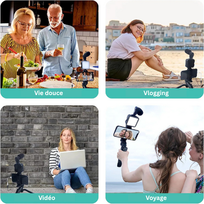 VlogMaster Pro™ – Le kit de vlogging ultime pour smartphones