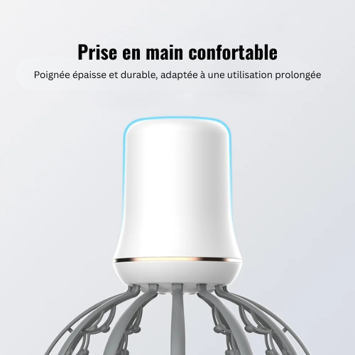 OctoZen™ – Masseur de Cuir Chevelu à 12 Griffes Vibrantes