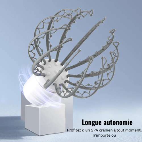 OctoZen™ – Masseur de Cuir Chevelu à 12 Griffes Vibrantes