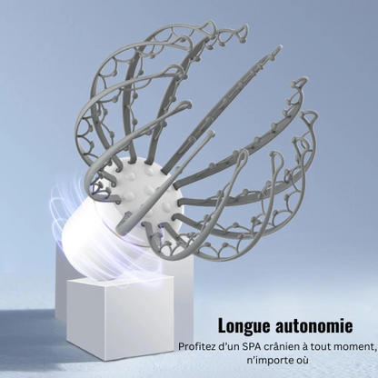 OctoZen™ – Masseur de Cuir Chevelu à 12 Griffes Vibrantes