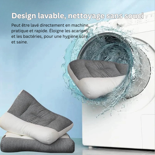 DreamSpine™ – Oreiller Ergonomique Ultra-Confort pour un Sommeil Réparateur