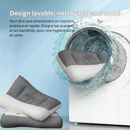 DreamSpine™ – Oreiller Ergonomique Ultra-Confort pour un Sommeil Réparateur