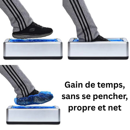 FootSafe™ – Le Distributeur Automatique de Couvre-Chaussures Sans Effort