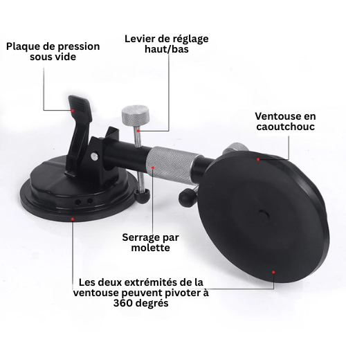TileGrip Pro™ – Paire de ventouse de Pose Ultra-Résistante pour Carrelage, Marbre & Verre