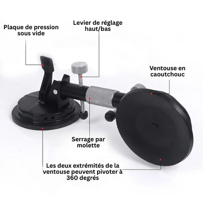 TileGrip Pro™ – Paire de ventouse de Pose Ultra-Résistante pour Carrelage, Marbre & Verre