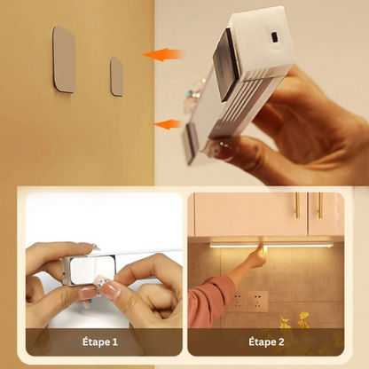 SmartLight Sense™ – Lampe LED Magnétique & Rechargeable à Capteur Intelligent