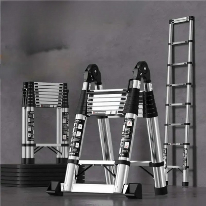 FlexiLift™ – Échelle Télescopique Ultra-Robuste et Compacte pour Tous Tes Travaux