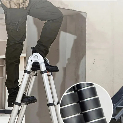 FlexiLift™ – Échelle Télescopique Ultra-Robuste et Compacte pour Tous Tes Travaux