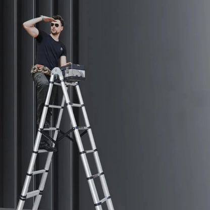 FlexiLift™ – Échelle Télescopique Ultra-Robuste et Compacte pour Tous Tes Travaux