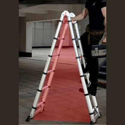 FlexiLift™ – Échelle Télescopique Ultra-Robuste et Compacte pour Tous Tes Travaux