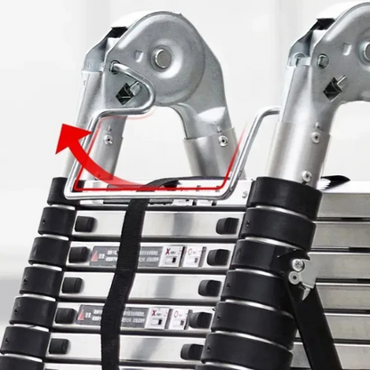 FlexiLift™ – Échelle Télescopique Ultra-Robuste et Compacte pour Tous Tes Travaux