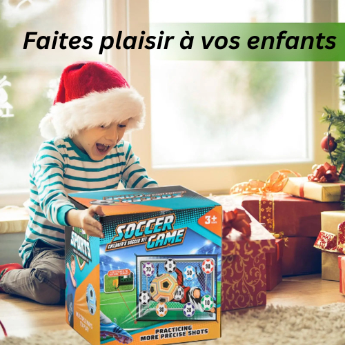 FootFun Max™ – Kit de Football Intérieur/Extérieur XXL pour Enfants (150x100 cm)