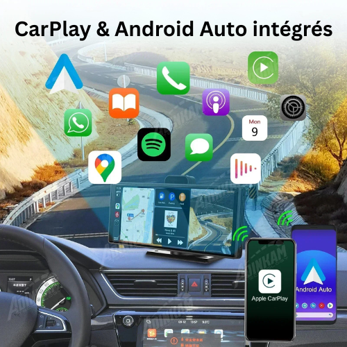 DriveView Pro™ – Transformez votre conduite avec CarPlay sans fil & caméra HD intégrée