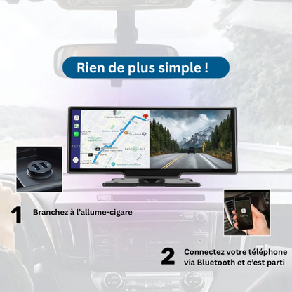 DriveView Pro™ – Transformez votre conduite avec CarPlay sans fil & caméra HD intégrée