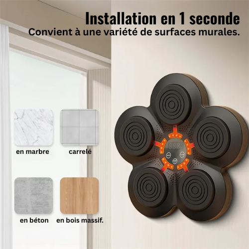 PowerBeat™ - Machine de Boxe Musicale Intelligente