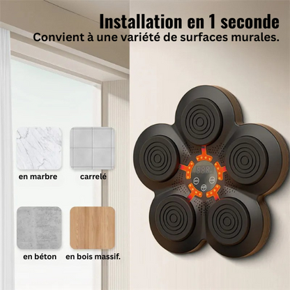 PowerBeat™ - Machine de Boxe Musicale Intelligente