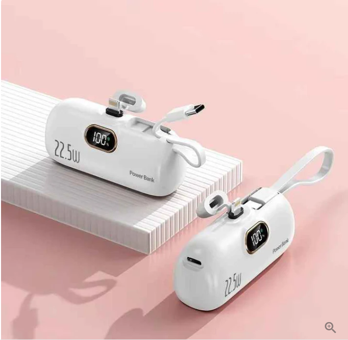 MiniCharge Duo™ - Chargeur Portable Ultra-Compact à Double Por