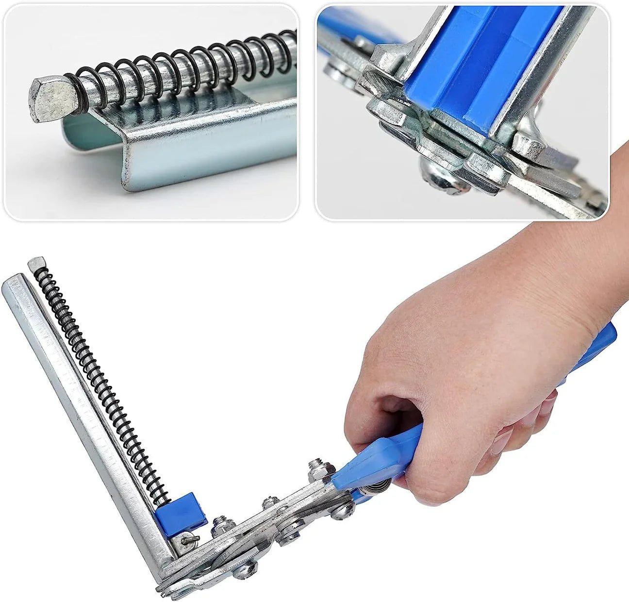 IronGrip Pro™ – Pince à pression en acier inoxydable avec 600 agrafes M-Type