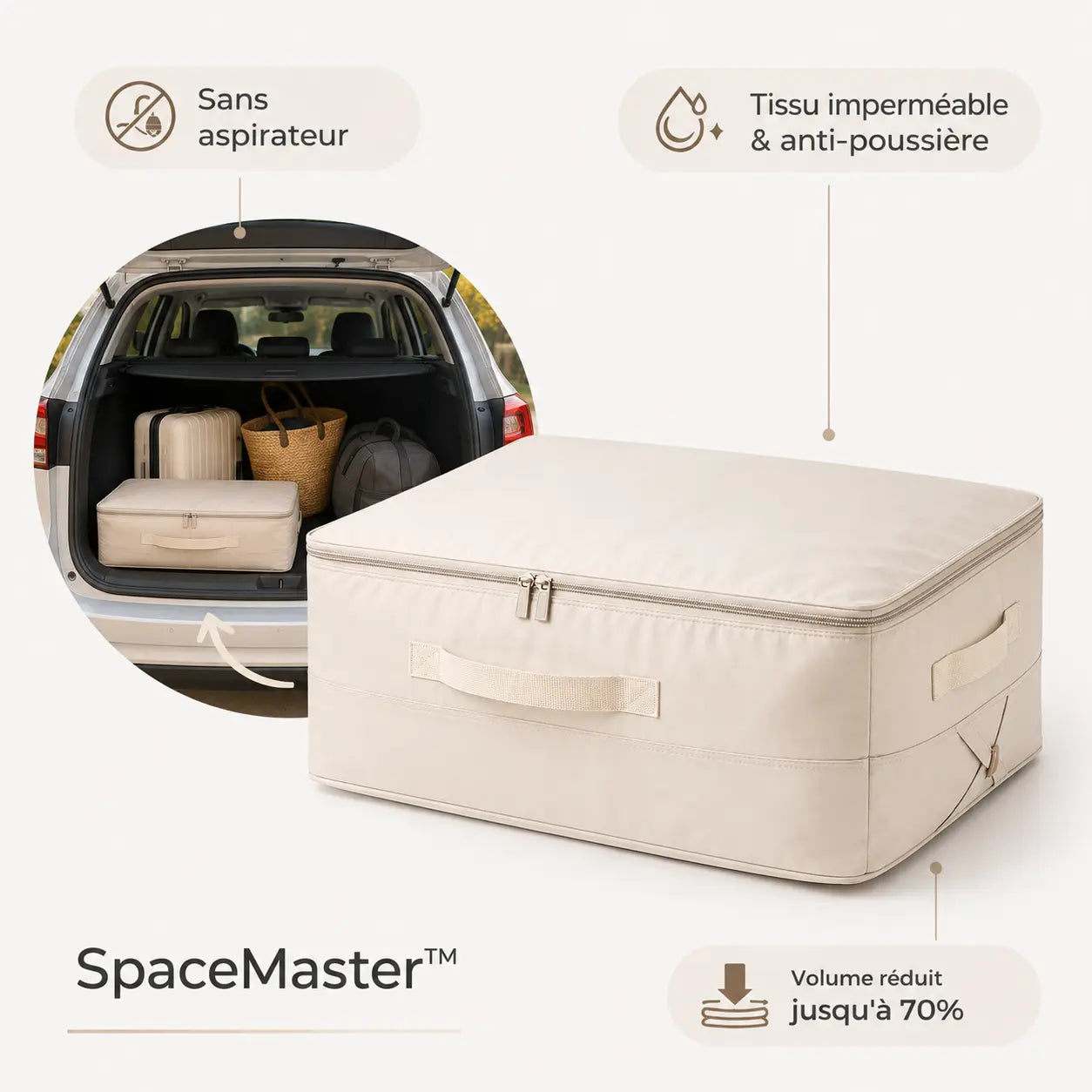 Sac de Compression Ultime - SpaceMaster™ (Voyage)