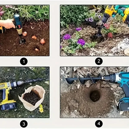 PlantPro™ – Foret Spiralé pour Jardinage et Plantation (3/8” Hexagonal)