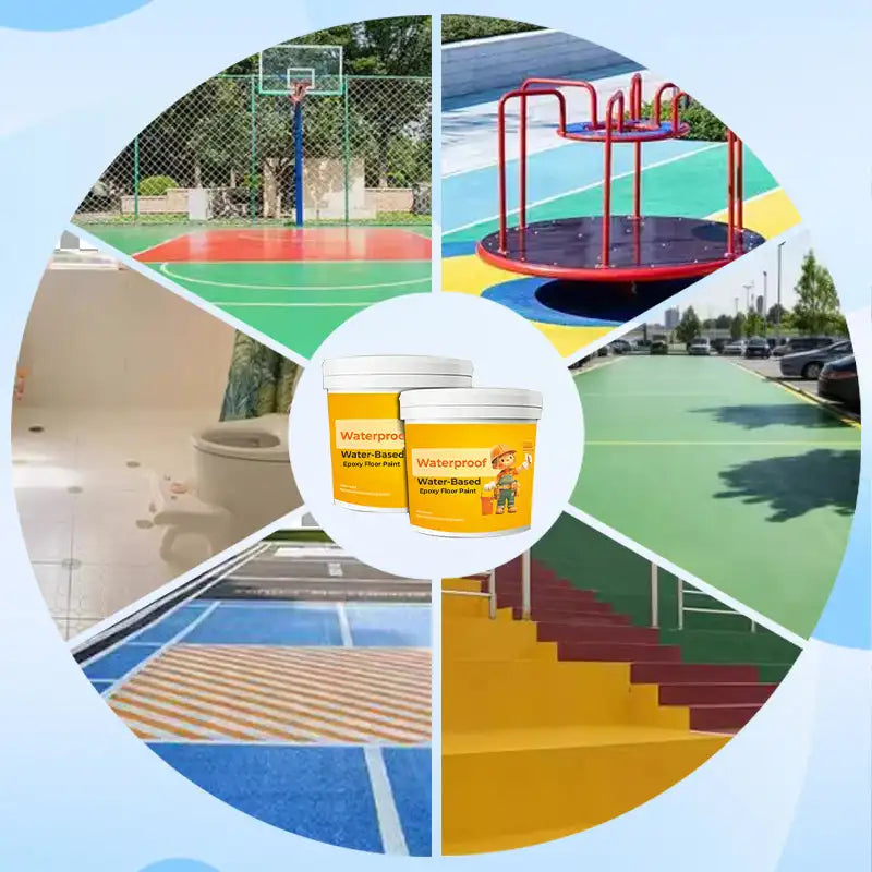 HydroSol™ – Peinture de sol époxy antidérapante à base d'eau