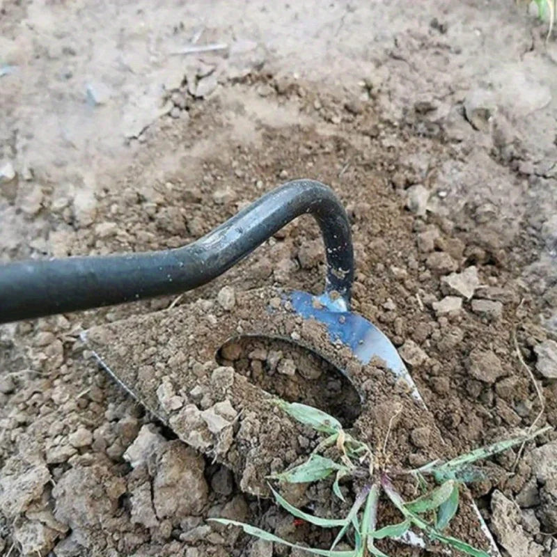 SteelRoot™ — Houe Creuse en Acier Trempé Ultra-Durable pour Jardinage et Désherbage