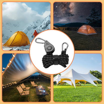 CampingRope – Corde de Camping à Poulie Réglable