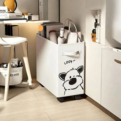 RollBox™ – Panier de Rangement Pliant à Roulettes 40cm