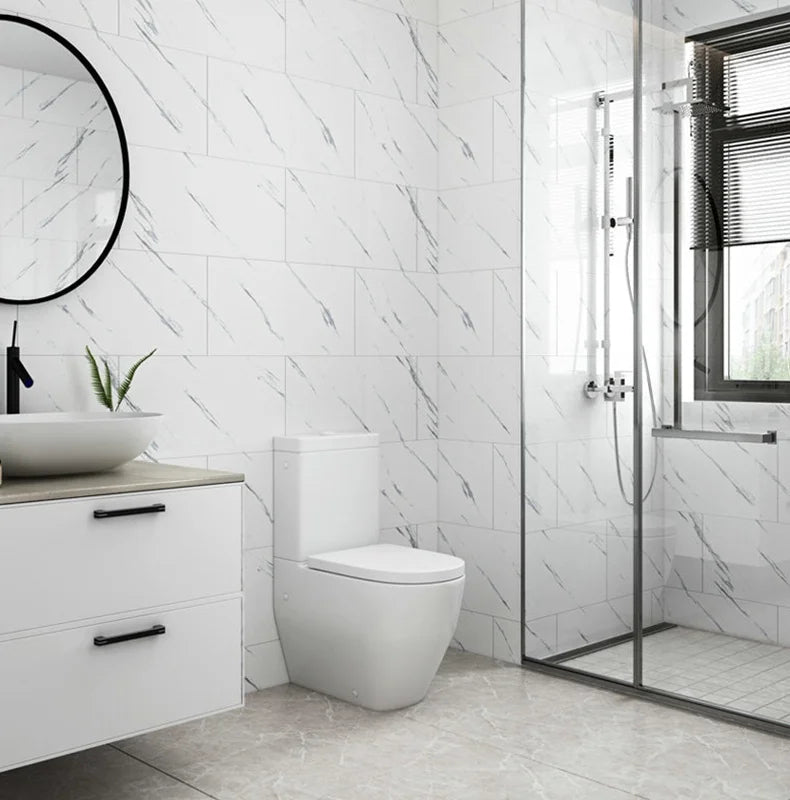 LuxoWall 3D - Papier Peint Autocollant Effet Marbre