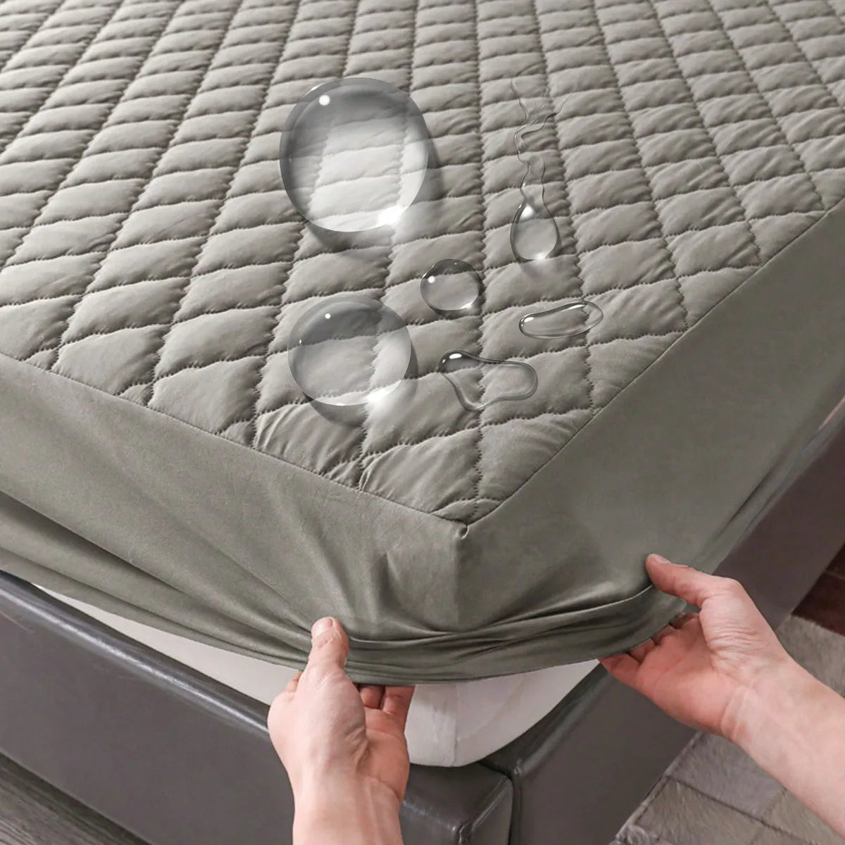 SleepGuard Luxe - Housse de Matelas Ultra-Confort & 100% Imperméable