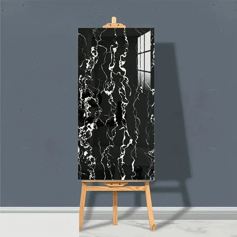 LuxoWall 3D - Papier Peint Autocollant Effet Marbre