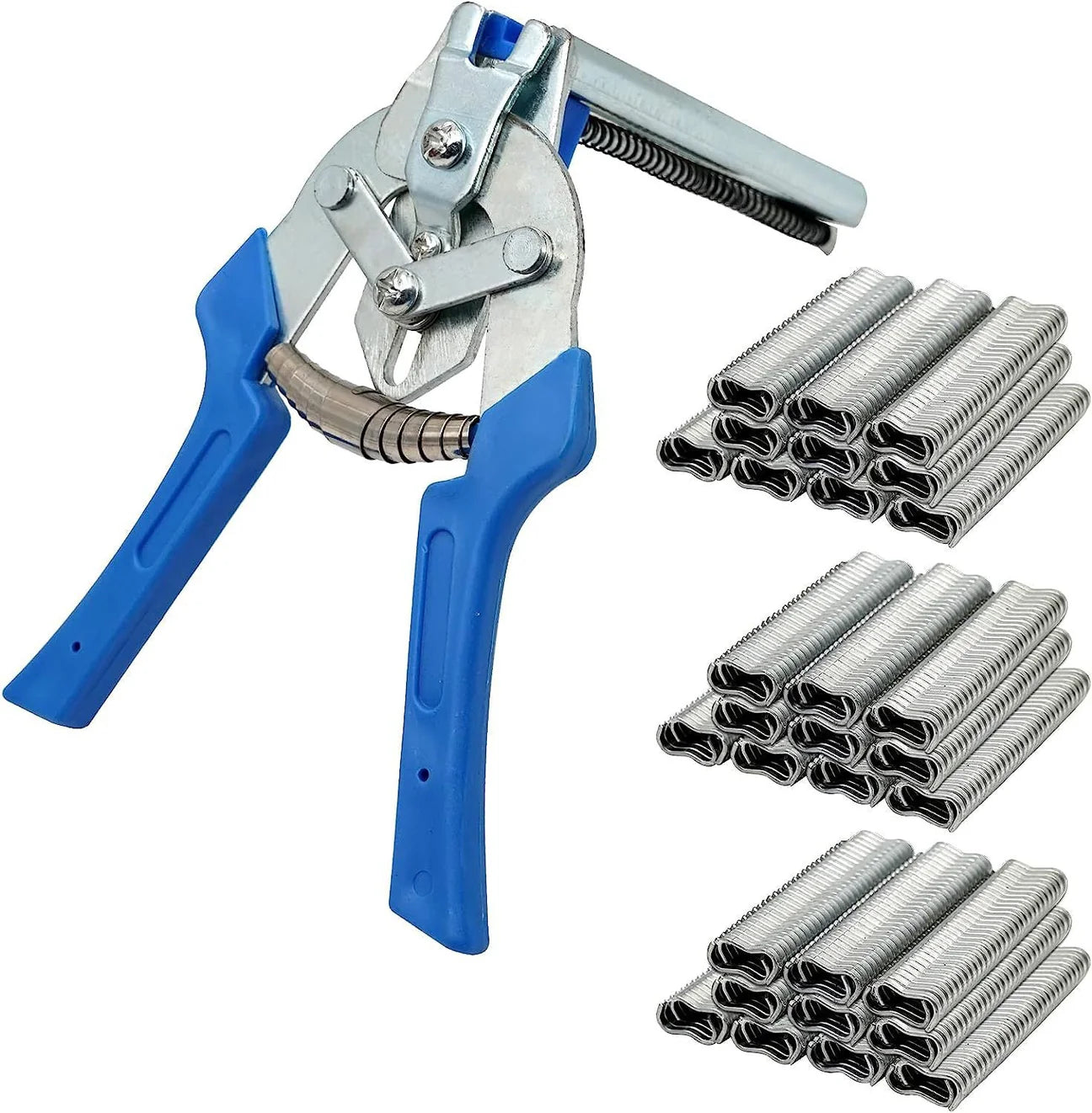 IronGrip Pro™ – Pince à pression en acier inoxydable avec 600 agrafes M-Type